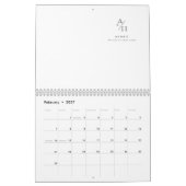 Aura11信じの雰囲気 カレンダー (2月 2027)