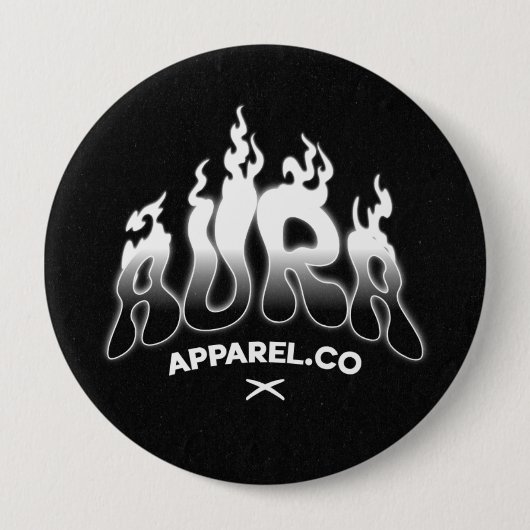 Aura 缶バッジ (正面)