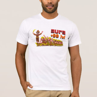 aura +99レベルTシャツ Tシャツ