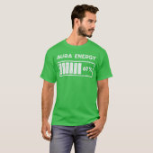 Aura Energy 67パーセント おもしろ数字 6 7 ミーム 女性 Tシャツ (正面フル)