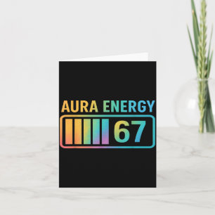 Aura Energy 67 アルファ世代 6 7 ミーム 無限のRizz St カード