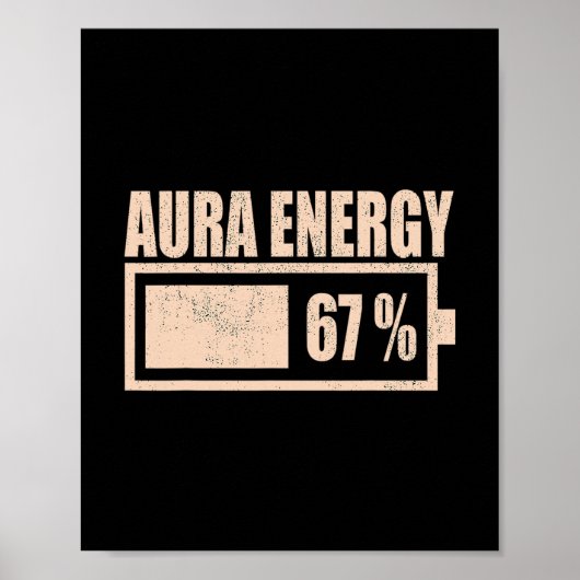 Aura Energy 67 楽しいシックスセブンミーム Gen Alpha S ポスター (正面)
