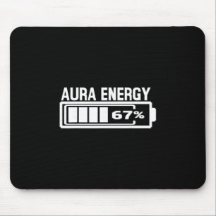 Aura Energy 67 楽しいシックスセブン ミーム Gen Alpha スラング マウスパッド