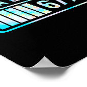 Aura Energy 67 67 シックス セブン ミーム ポスター (角)