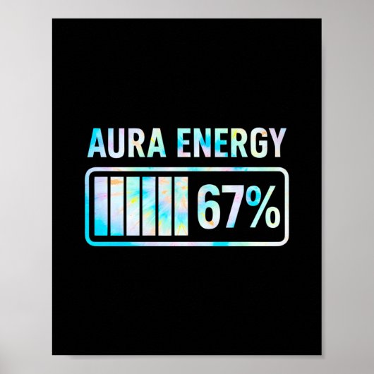 Aura Energy 67 67 シックス セブン ミーム ポスター (正面)