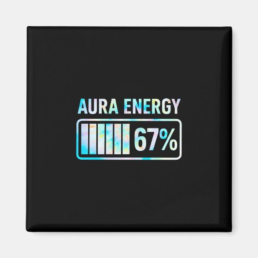 Aura Energy 67 67 Six Seven Meme  マグネット (正面)