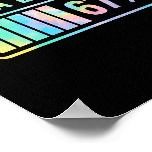 Aura Energy 67 Funny Six Seven Meme Gen Alpha Slan ポスター (角)