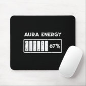 Aura Energy 67 Percent Funny Number 6 7 Meme Women マウスパッド (マウス)
