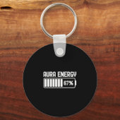 Aura Energy At 67 おもしろ 67 ネタ Gen Alpha S キーホルダー (正面)