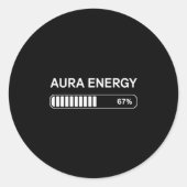 Aura Energy At 67 ラウンドシール (正面)