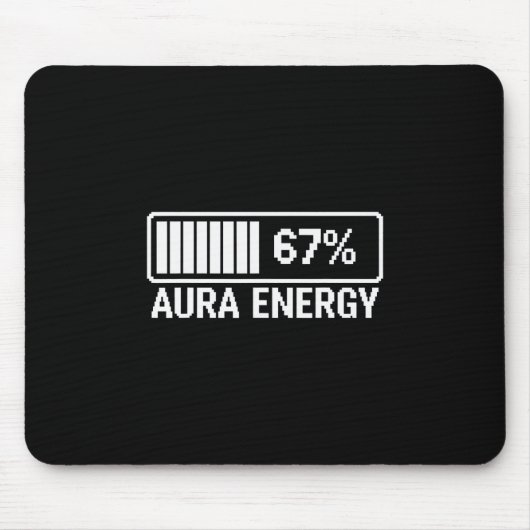 Aura Energy At 67 Six Seven ミーム マウスパッド (正面)