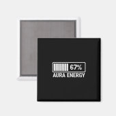 Aura Energy At 67 Six Seven ミーム マグネット (正面/裏面)