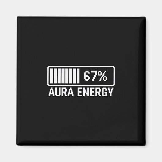 Aura Energy At 67 Six Seven ミーム マグネット (正面)