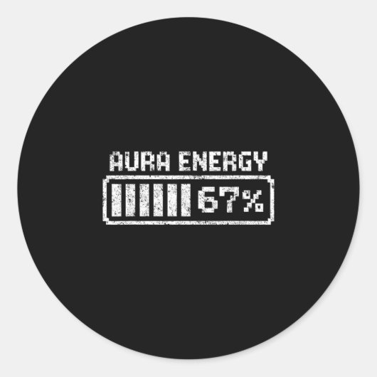Aura Energy Six Seven 67 メメ ラウンドシール (正面)