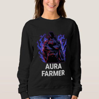 Aura Farmer Cool Anime Super Hero スウェットシャツ