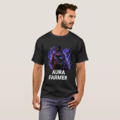 Aura Farmer Cool Anime Super Hero Tシャツ (正面フル)