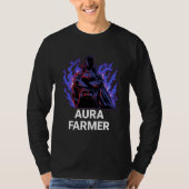 Aura Farmer Cool Anime Super Hero Tシャツ (正面)