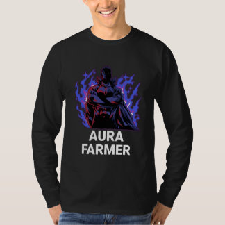Aura Farmer Cool Anime Super Hero Tシャツ