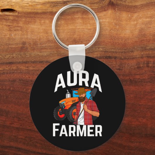 Aura Farmer Funny Meme  キーホルダー (正面)