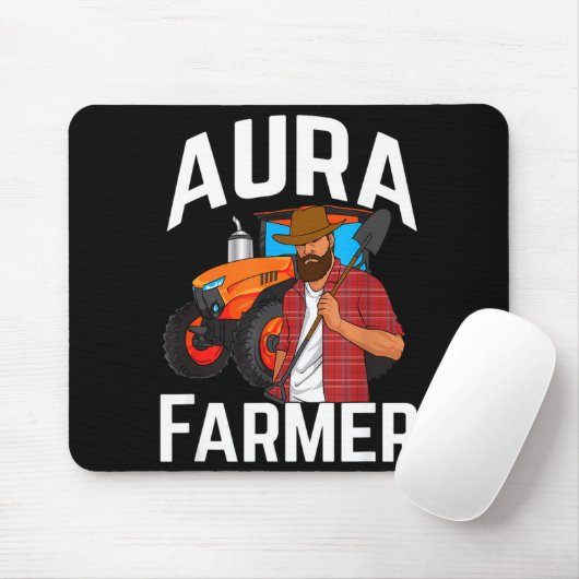 Aura Farmer Funny Meme  マウスパッド (マウス)