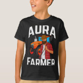Aura Farmer Funny Meme  Tシャツ (正面)