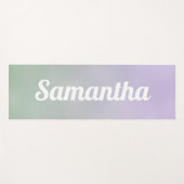 Aura Glow Gradient Energy Healing ヨガマット (正面(横))