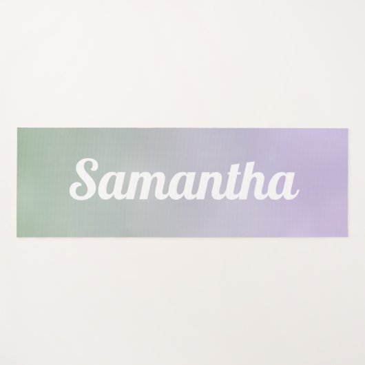 Aura Glow Gradient Energy Healing ヨガマット (正面(横))