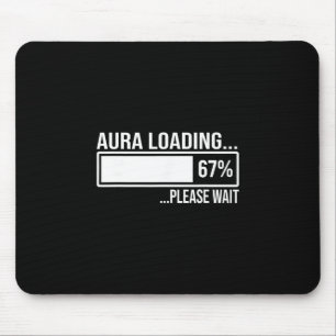 Aura Loading 67 楽しいシックスセブン Z世代のミーム マウスパッド