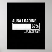 Aura Loading 67 面白い Six Seven Z世代 ミーム ポスター (正面)