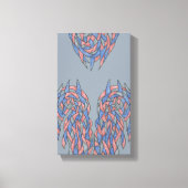 Aura Shift – Soft Gradient Abstract Canvas キャンバスプリント (正面)