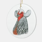 Auraucana_Head セラミックオーナメント (左)