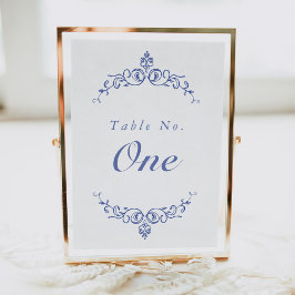 AURELIAチノワセビクトリアンリーテーブル番号カード 招待状