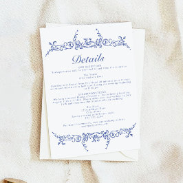 AURELIA Chinoiserieフローラビクトリアン詳細カード 招待状