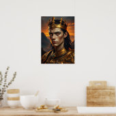 Aurelius the Solar Flame - Epic Golden King ポスター (キッチン)