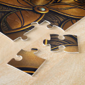 Aurelius the Solar Flame King - Dark Fantasy ジグソーパズル (側面)