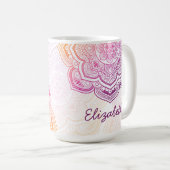 Auri Mandala 15 oz. オリジナルマグ コーヒーマグカップ (正面右)
