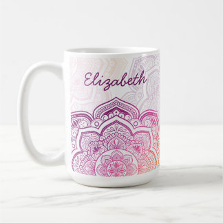 Auri Mandala 15 oz. Personalized Mug コーヒーマグカップ