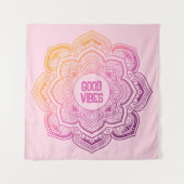 Auri Mandala Personalized Tapestry タペストリー (正面)