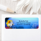 Auriga Threadfin Butterfly Fishカスタマイズ可能なラベル ラベル (インサイチュ)