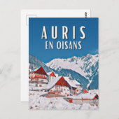 Auris en oisans Station de ski ポストカード (正面/裏面)