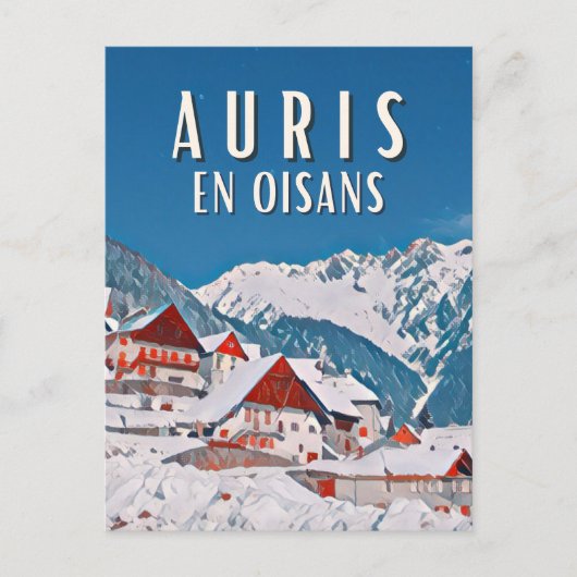 Auris en oisans Station de ski ポストカード (正面)
