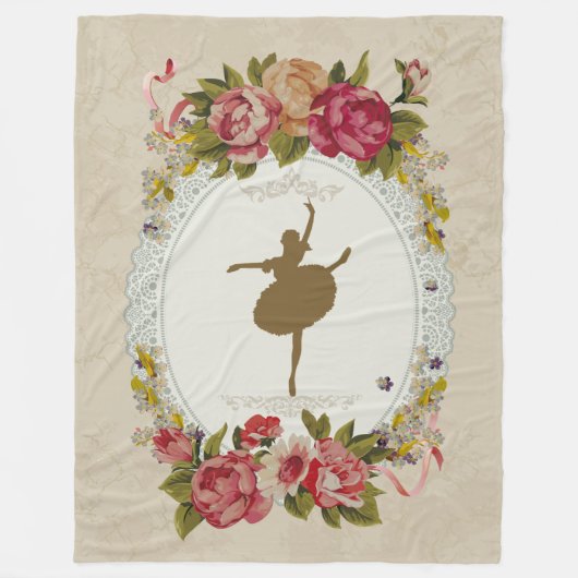 Aurora フリースブランケット (正面)