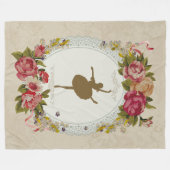 Aurora フリースブランケット (正面(横))