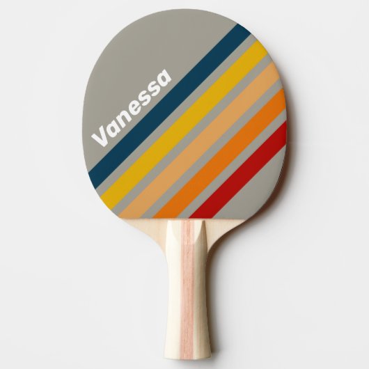 Aurora Arcade Angled Striping with Name 卓球ラケット (裏面)