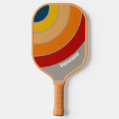 Aurora Arcade Circle Stripe with Name ピックルボールラケット (裏面)