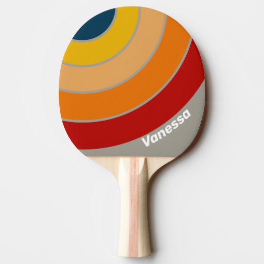 Aurora Arcade Circle Stripe with Name 卓球ラケット (裏面)