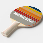 Aurora Arcade Horizon Striping with Name 卓球ラケット (正面アングル)