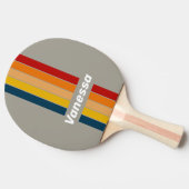 Aurora Arcade Pin Striped with Name 卓球ラケット (横)