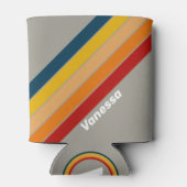 Aurora Arcade Striped with Name 缶クーラー (裏面)