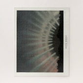 Aurora Borealisプリント, Trouvelot, 1881,復元 ジグソーパズル (縦)